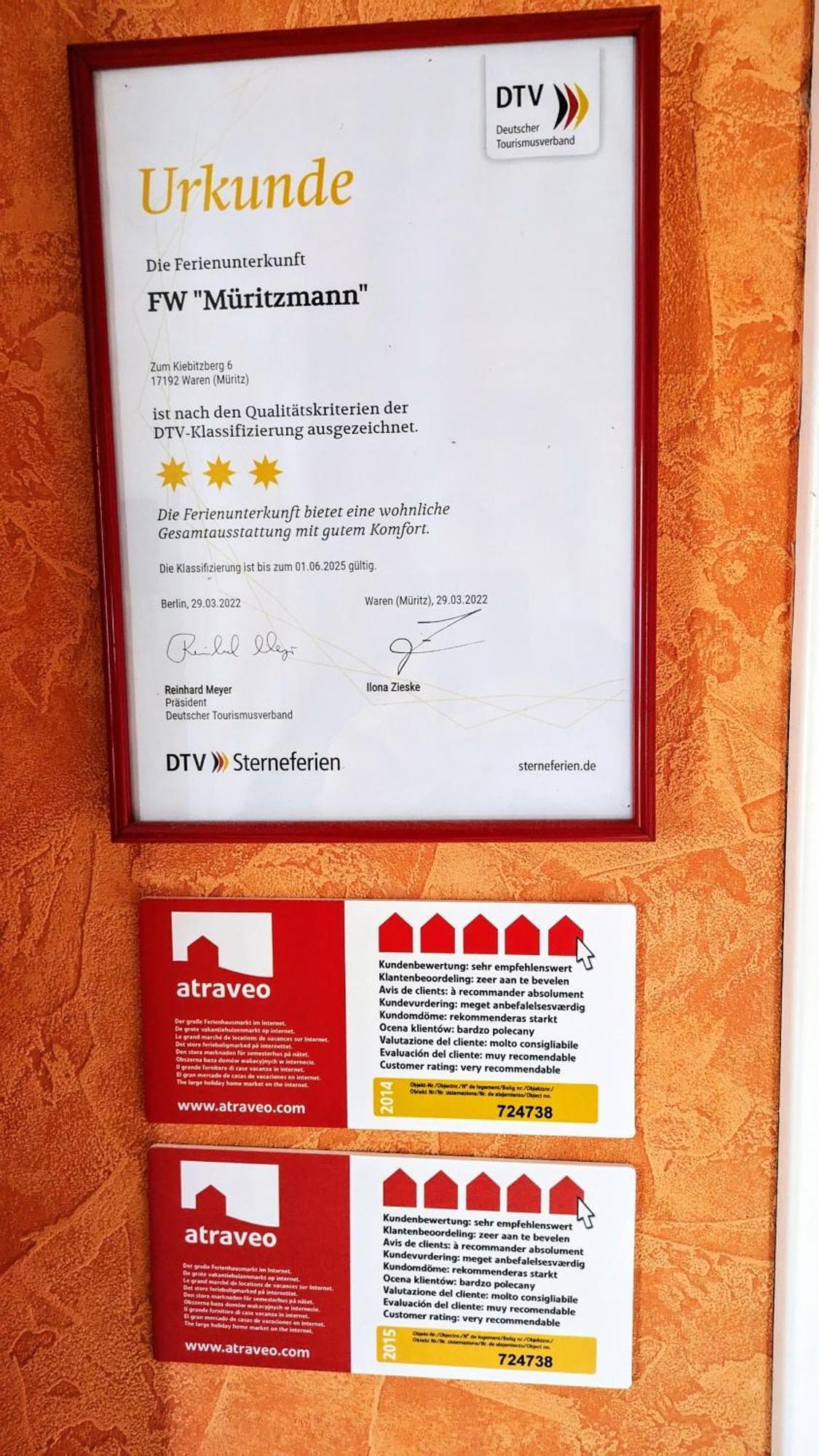 Ferienwohnung Guenther , 3 - Sterne Waren  Luaran gambar